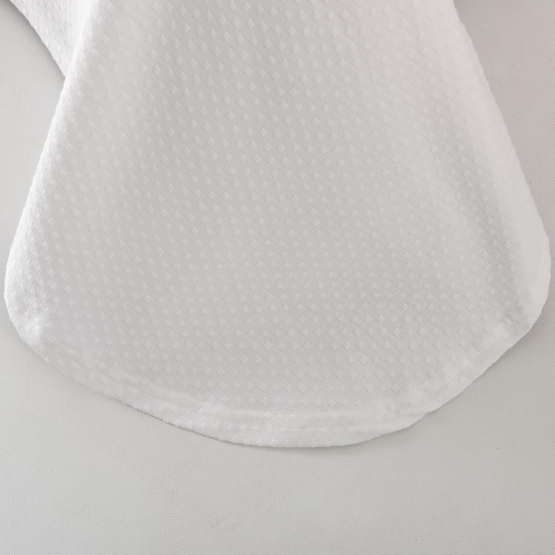 Colcha Blanco con Puntos Alexia 100% Algodón - Colchas 240x270 cm para Cama 150x200 cm - Suavidad y Elegancia para el Hogar