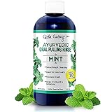 Dale Audrey enjuague bucal ayurvédica tirando, menta, neem con, mirra, aceite de clavo de orégano y - 8 oz (1,5 meses-1 cucharadita)