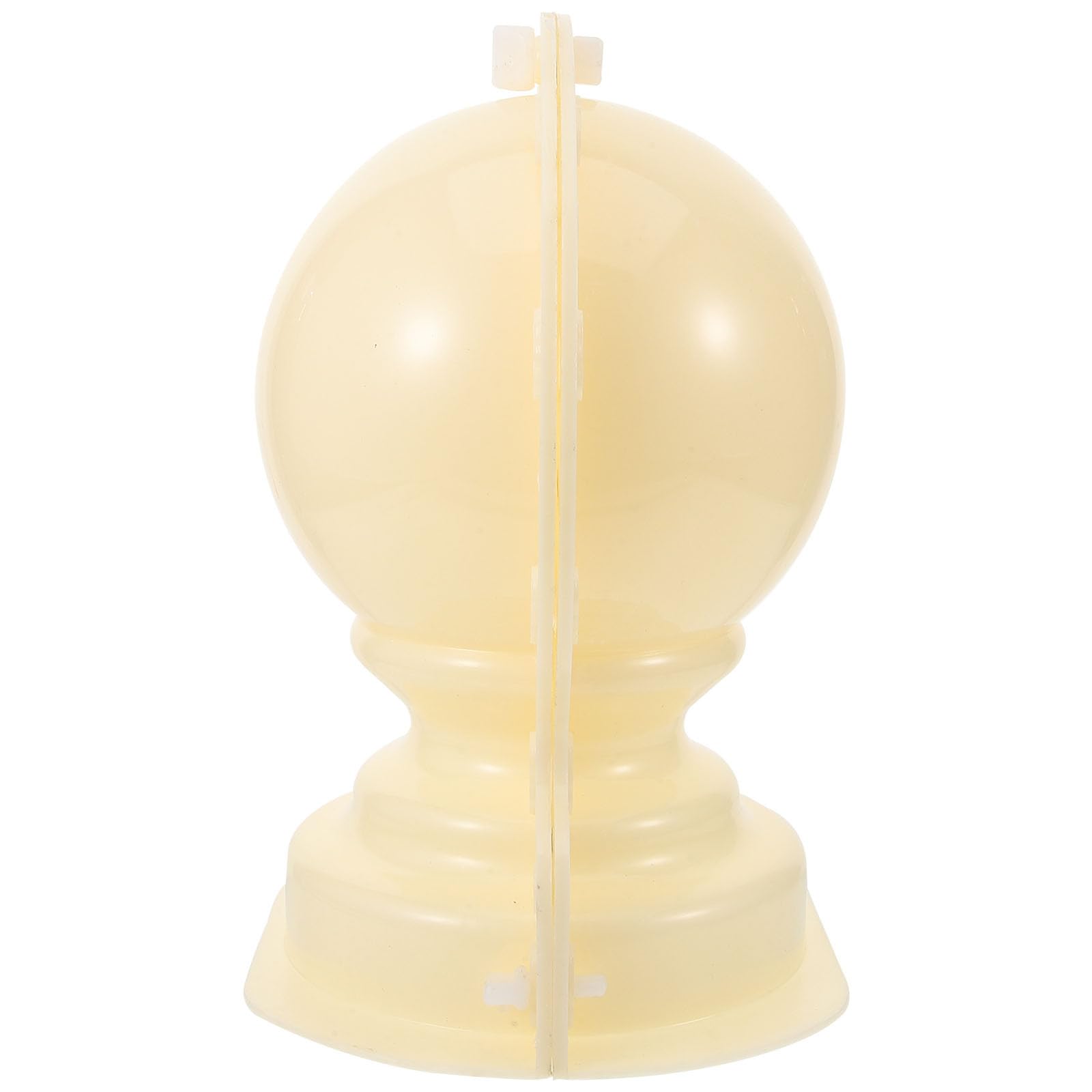 Moule à béton balustrade colonne romaine en plastique beige de jardin