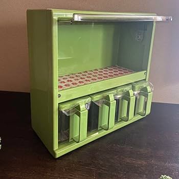 Amazon.co.jp: 昭和レトロ 調味料ケース デッドストック フードケース