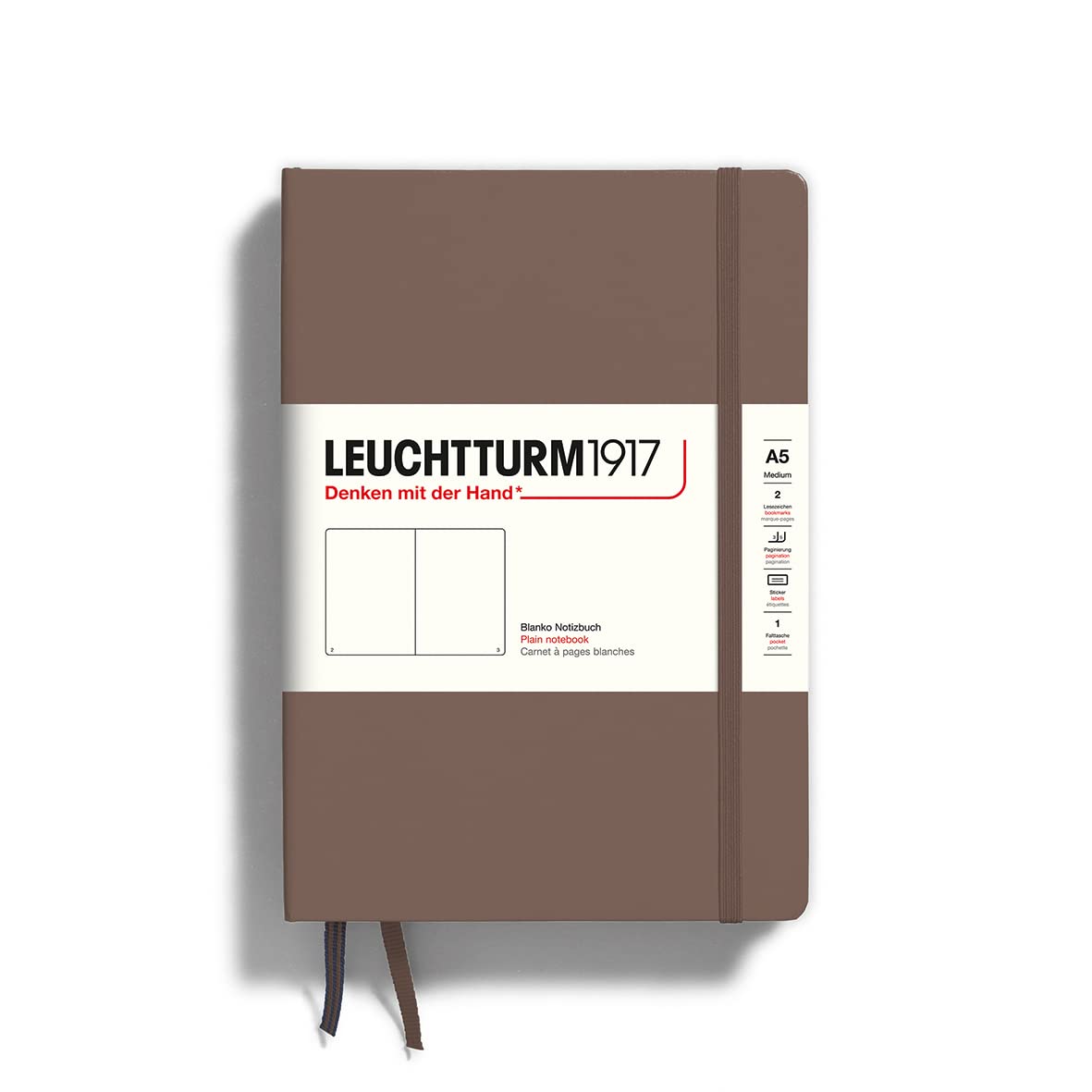 LEUCHTTURM1917(ロイヒトトゥルム1917) Leuchturm Notebook A5 Plain Warm Earth 363394