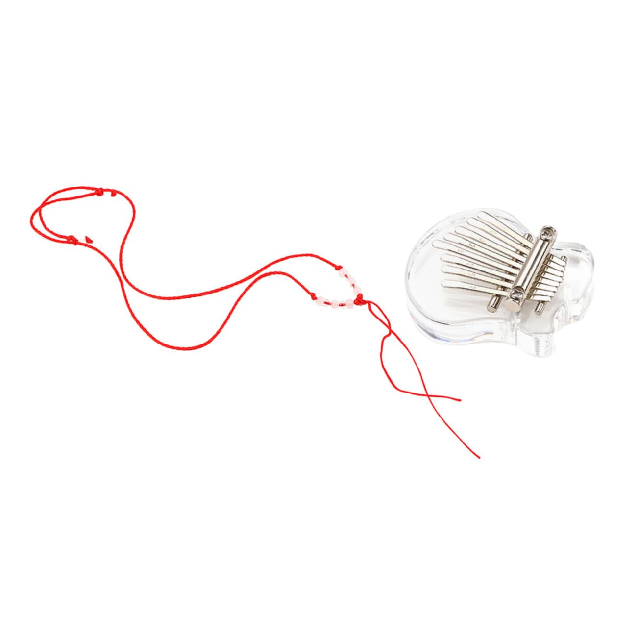 GOOHOCHY Acrylic Kalimba Keys Thumb Piano for Beginners Compact Music Instrument Lightweight Portable Design Sound for Adults