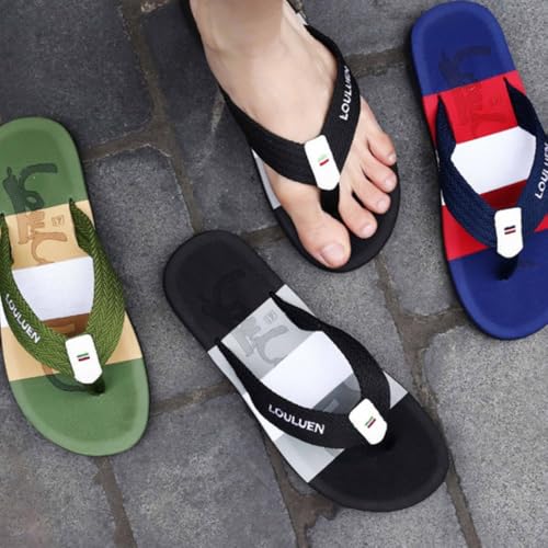 Premium Comfort Tricolor EVA Flip Flops For Men Yoga Mat Thong Sandals Slides Summer Slippers Indoor Outdoor Footwear2