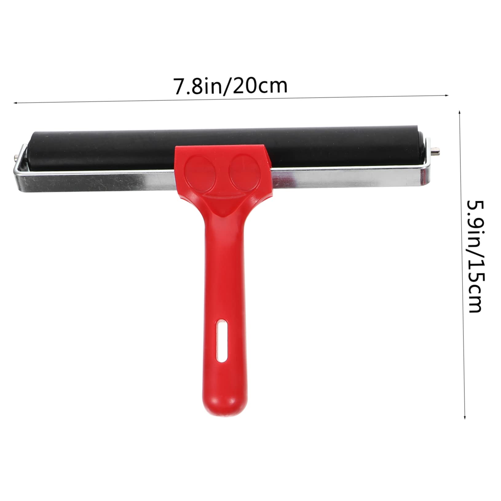 HOODANCOS 4pcs Rubber Roller for Gluing Printing DIY Ink Applicator Glue Spreader Art Crafting Tool