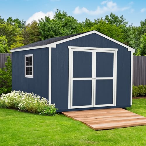 Handy Home Products 19277-7 Charleston Value Gable 10X12 Do-It-Yourself Wooden Storage Shed thumb #2