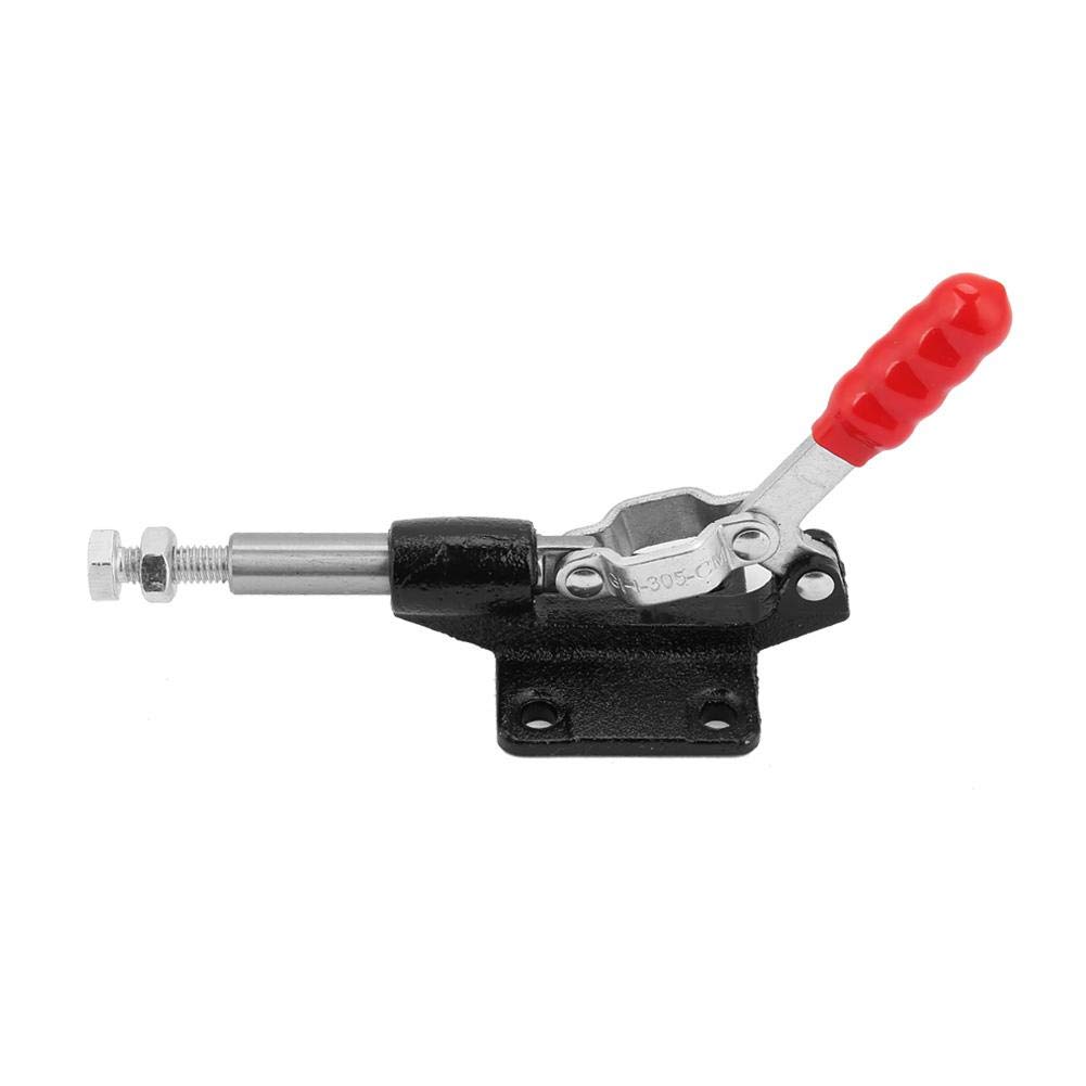 Akozon Pince à Bascule Loquet De Maintien Push Pull Action Outil À Main(GH-305-CM) Rouge Réglable