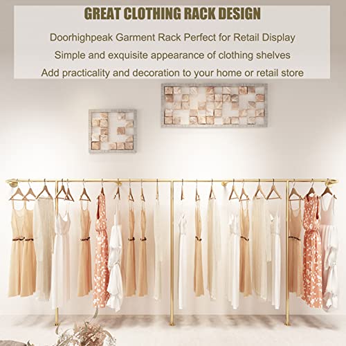 Expositor de ropa de pared elegante con acabados de alta resistencia 4