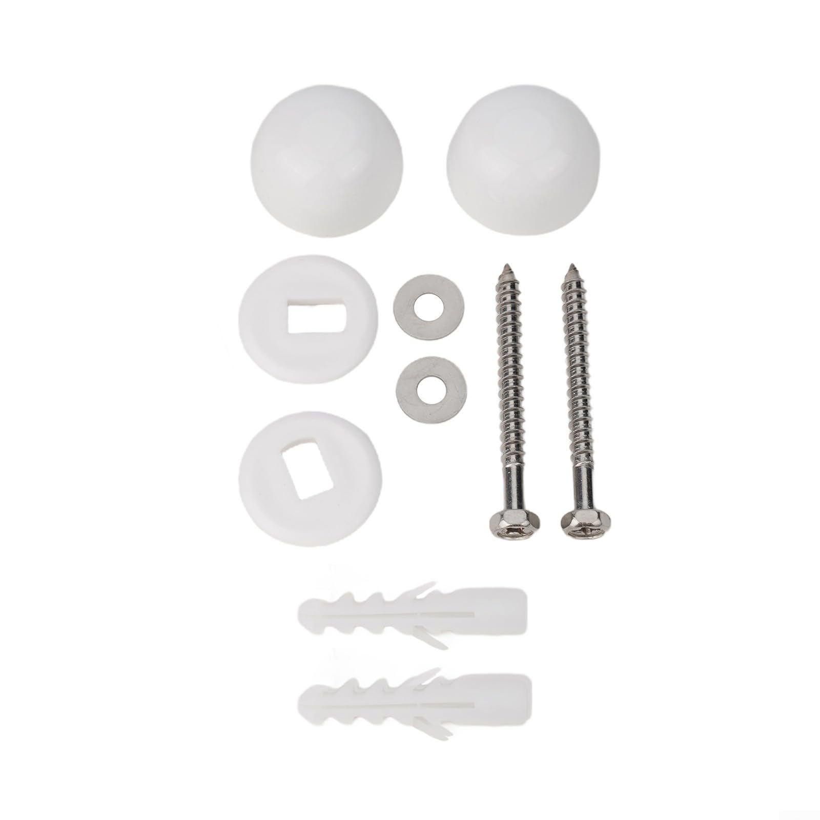 Toilet Pan Fixing Kit with Screws Washers and Bushes for Bidet Floor Mounting Hardware - Adjustable Toilet Installation — view 3