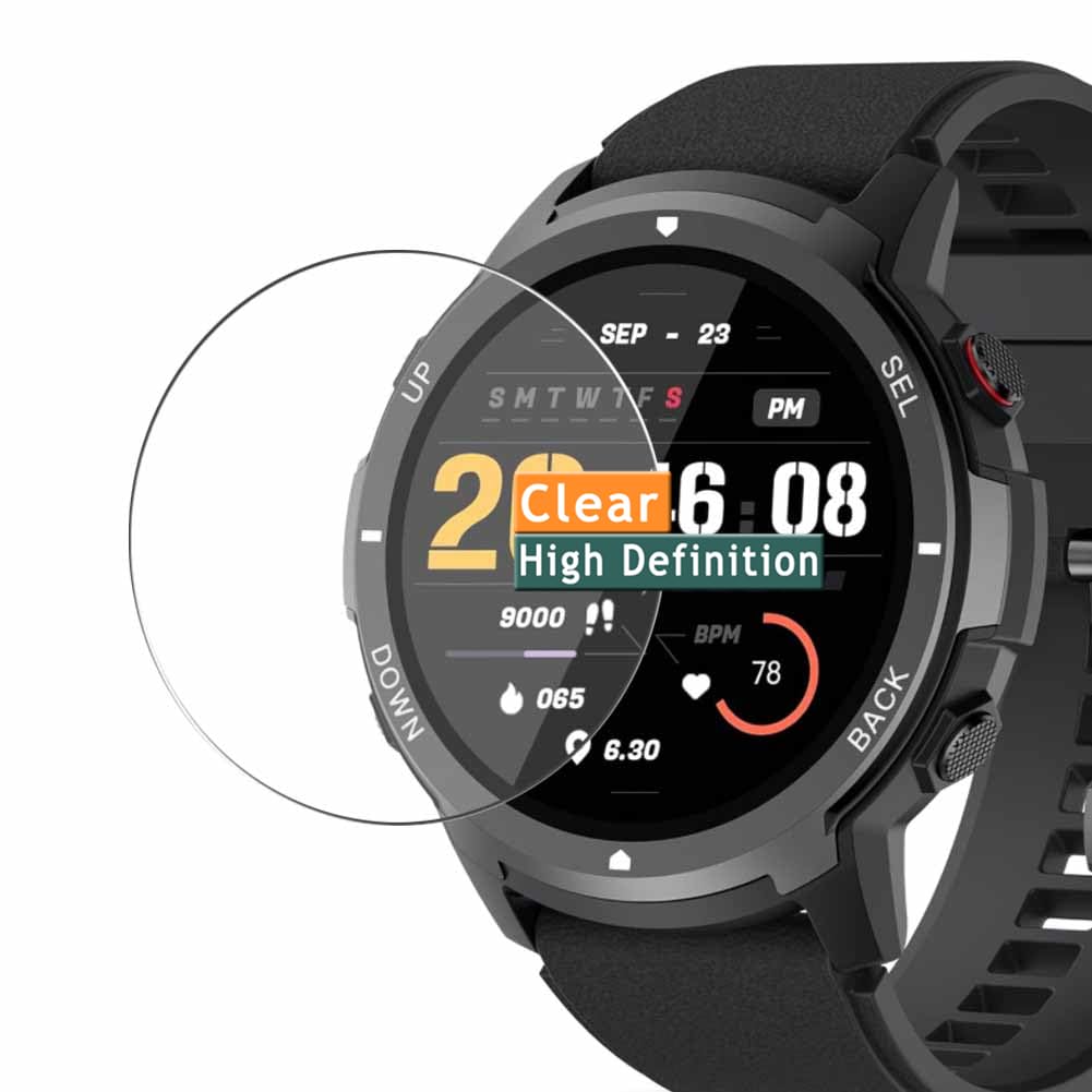 Vaxson 3-Pack Screen Protector, compatible with IDEALROYAL S52 1.39" smart watch smartwatch TPU Film Protectors Sticker [ Not Tempered Glass ]