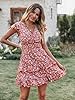 PRETTYGARDEN Womens Summer Dresses Boho V Neck Flo... #3