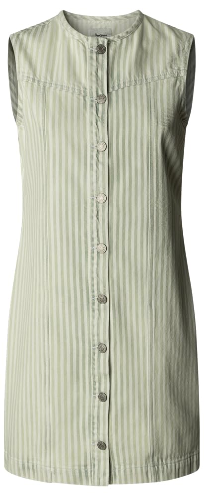 Pepe Jeans Women's AYA Dress, Blue(Denim), XL