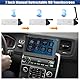 CAMECHO Autoradio 1 Din mit Bluetooth Radio Manuelle Ausfahrbarem Display mit Mirror Link FM/AM RDS Lenkradsteuerung USB/AUX +Rückfahrkamera