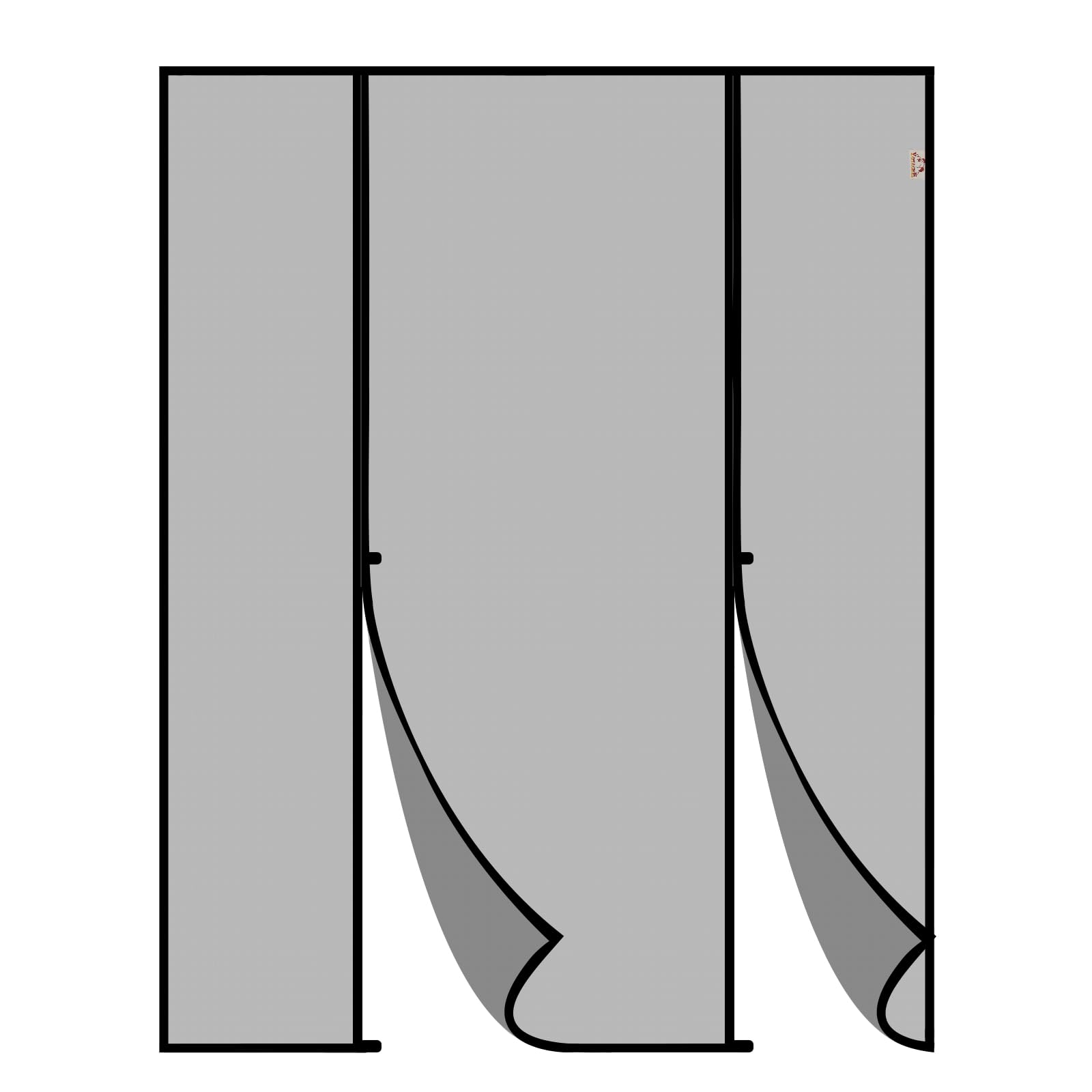 Yotache Magnetic Screen Door for Sliding & French Doors 60"x80", Screen Size 62"x81", Double-Sided Opening Screen Reinforced Mesh with Strong Magnets for Large Front/Back Patio Doors