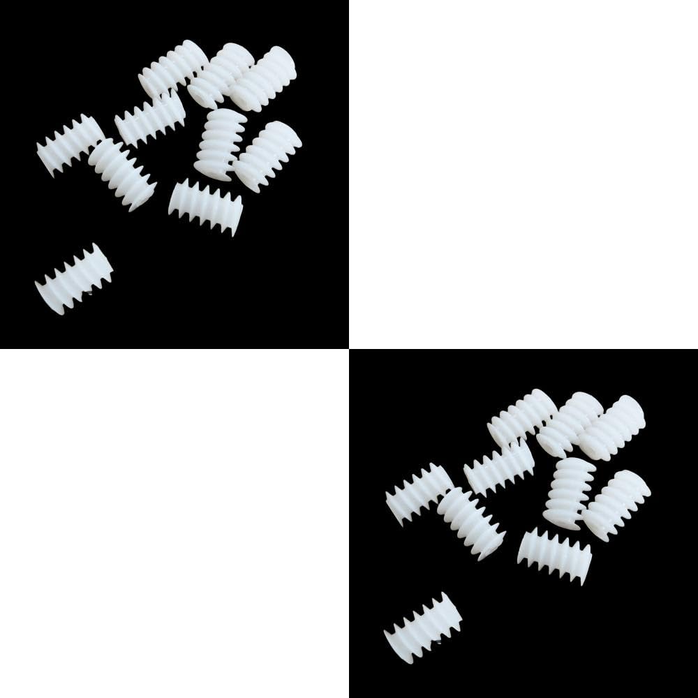 (2 pc) Pro3D 6 * 10(2A) 0.5 Worm Turbine Reduction DIY Plastic Gear - 10pcs-image-11