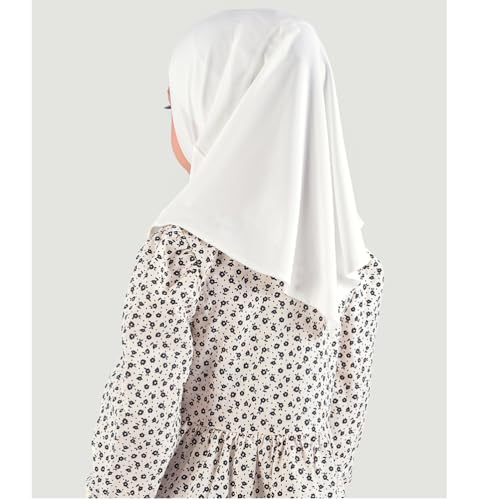 Modefa Islamic Girl Child Practical Amira Hijab Two Piece Muslim Scarf & Bonnet - Instant Easy Hijab3