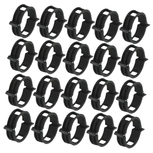 GARIOUANS 100個 植物固定? 野菜蔓用クリップ トマト誘引クリップ 耐久素材 軽量コンパクト ガーデニング支柱固定 多用途園芸用品