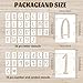 3 Inch Cursive Letter Stencils Reusable - 42 Pcs Alphabet & Numbers Template for Painting, Chalkboard Signs, Wood Burning, Wall Art, DIY Crafts - Durable Plastic Stencils for Teens & Adults