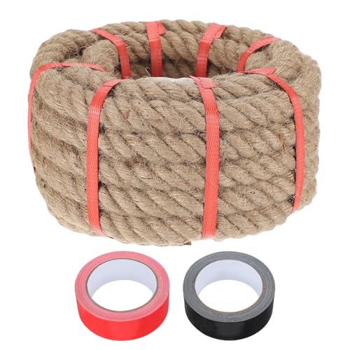 Corde de combat 9,1 m x 2,2 cm MECCANIXITY de fitness entraînement musculation gym et escalade