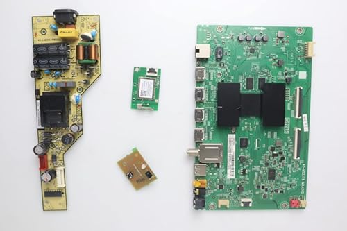 Kit de reparación de televisión para TCL 55S435 con placa principal de TV + fuente de alimentación + TCon + cables