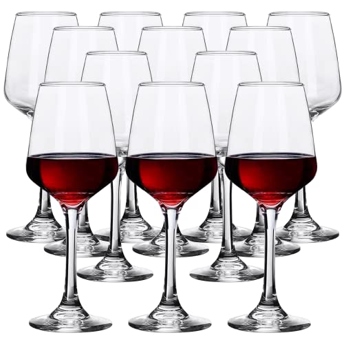 Red Wine Glasses Set Of 12,11 Oz Classic White Wine Glass With Stem,Elegant Long Stemware Red Wine Or White Wine Glassware For Restaurant And Party #TOP7
