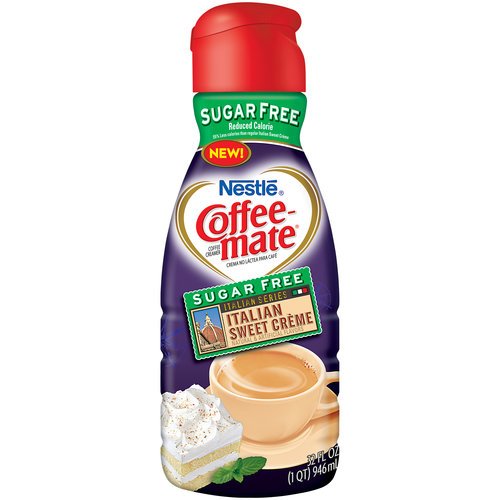 coffeemate italian sweet cream - Nestle Coffee-mate Sugar Free Italian Sweet Creme Liquid Coffee Creamer, 32 Fl Oz (2 Pack)