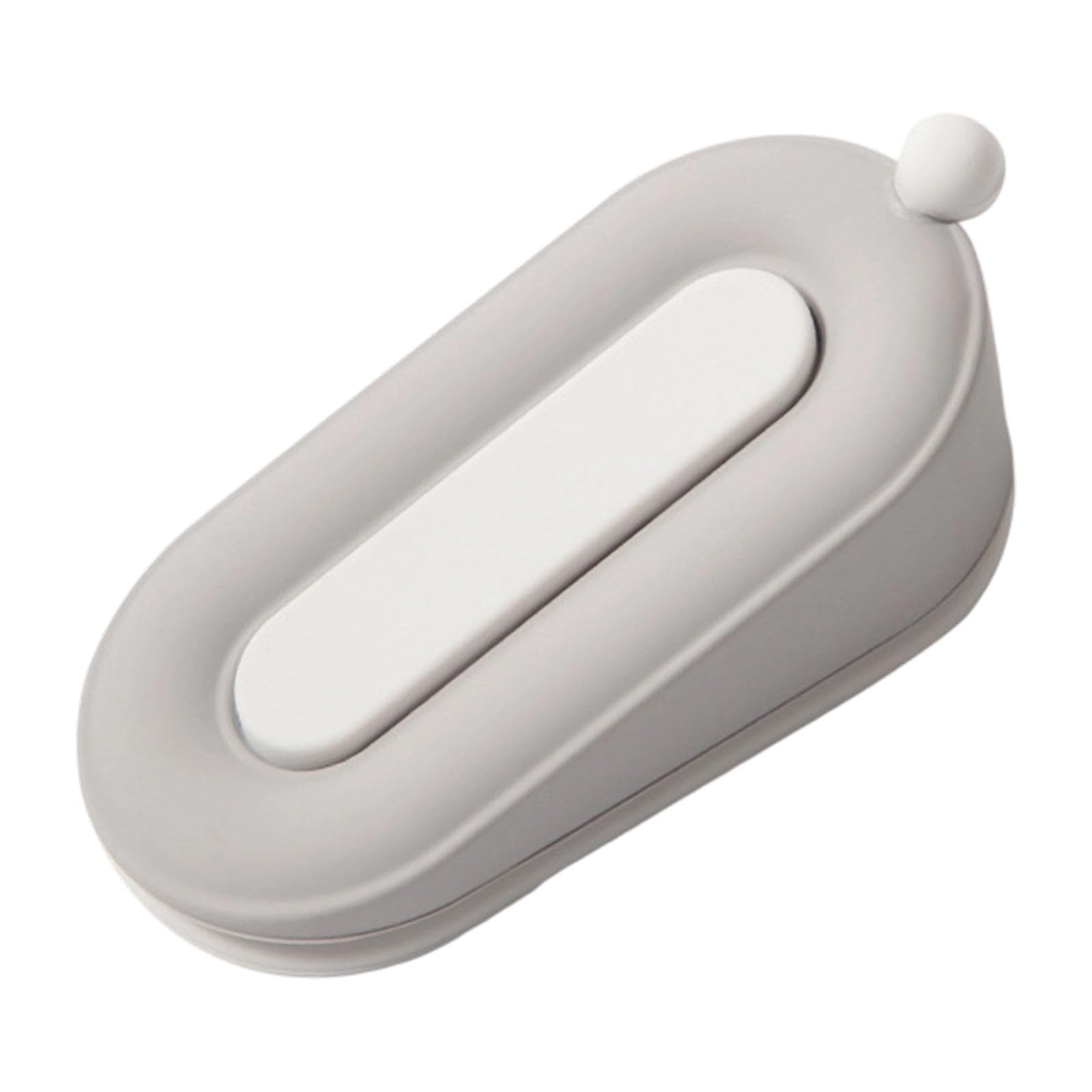 Tertioi Gray Easy To Install Quiet Door Holder With Soft Pvc Cushion, Easy To Install And Secure Door Stopper For Rental Family Or Pet Owners