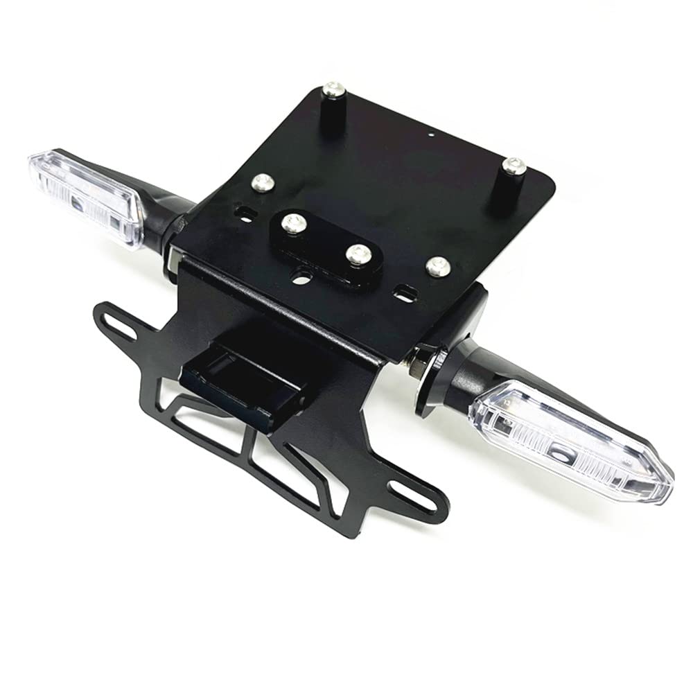 Fender Eliminator Bracket Rear Tail Tidy License Plate Holder LED Rear Turn Signals Lights Compatible with MSX 125 GROM 125 2022-2024 (Clear)