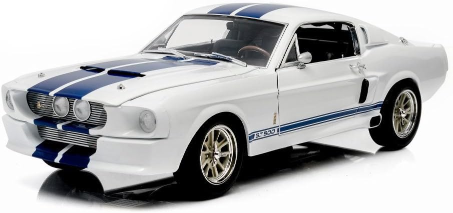 12929 Greenlight - Ford Shelby GT500 Hard x0f085v78 Top (1967, 1/18 Scale car, White w/Blue Stripes) 12929 07nur264q4 car 12929 Greenlight - 1967 Ford Shelby GT500 The Road Ca