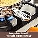 All-Clad Copper Core 5-Ply Stainless Steel Fry Pan 8 Inch Induction Oven Broiler Safe 600F Pots and Pans, Cookware Silver