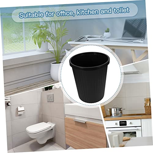 Tapa para basura de plástico con diseño madera SOLUSTRE miniatura 3
