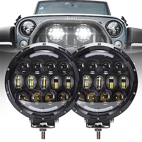 Amazon | 2 個 7 インチ Led ワークライトバー 12V 24V 車用