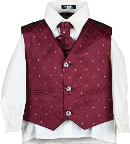 Infantil con forma de 4 piezas Para trajes-de manga corta de mujer corbata chaleco y pañuelo de boda para palo de golf para niños para pantalones disfraz de Cover