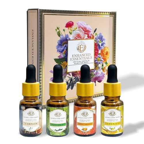 10 Health and Wellness Products on Amazon to Boost Your Well-being 32 Luxurious Essential Oil Box of 4 - LEMON,SWEET ORANGE,PEPPERMINT,...