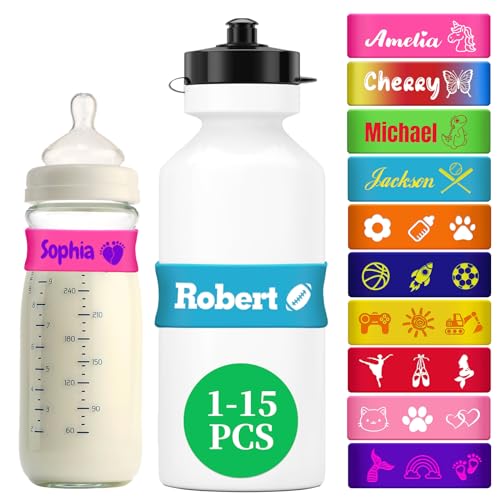 Personalized Baby Bottle Labels Daycare Reusable Water Bottle Nam...