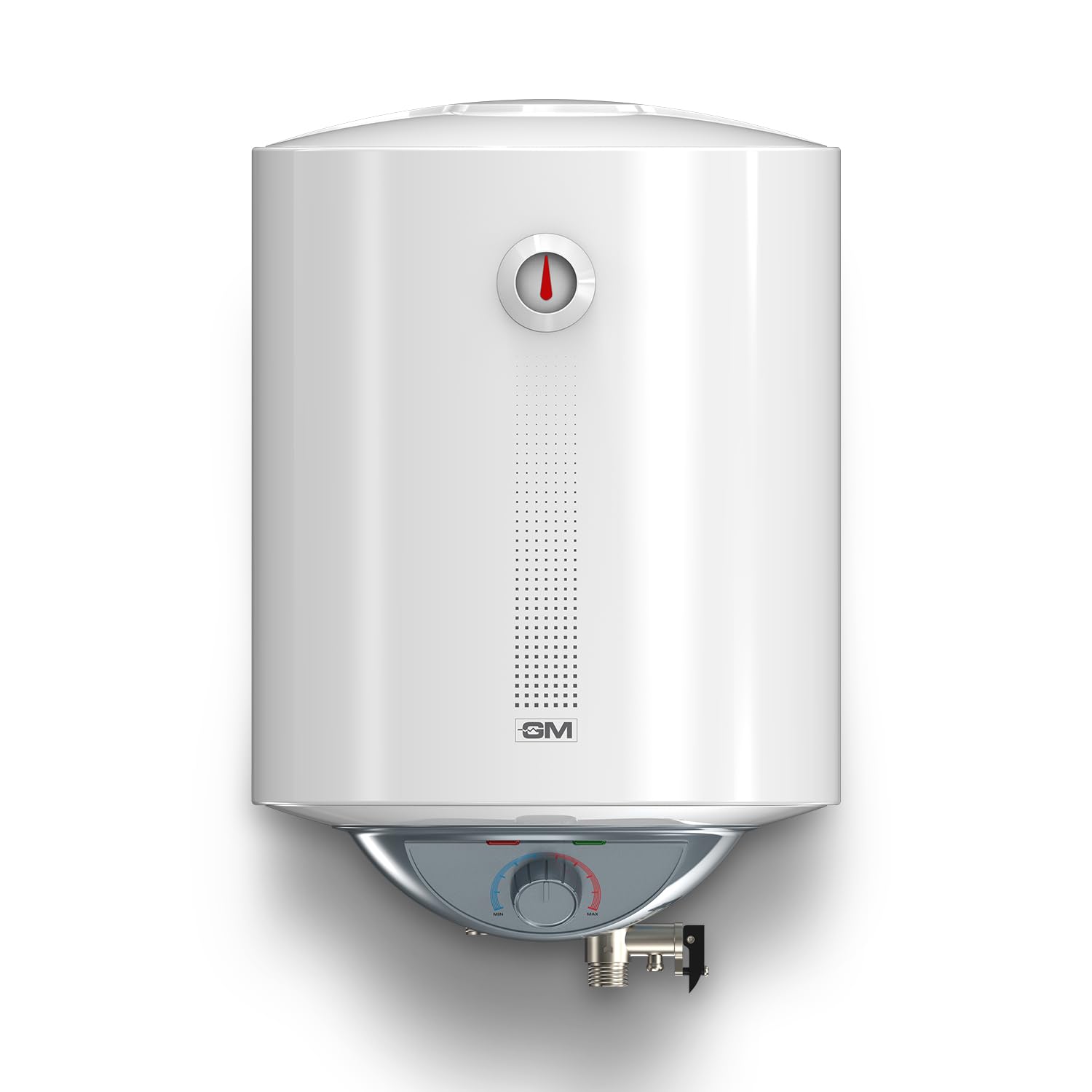GM Oro+ 10L Storage Water Heater (Geyser) | Hydrodynamic Technology for Higher Hot Water Output – White