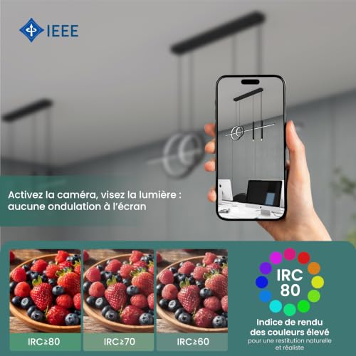 Câble réglable lumières suspension pour ajuster la hauteur