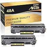 Arcon Compatible Toner Cartridge Replacement for HP 48A CF248A HP M15W HP M28W M29W HP Laserjet Pro M15w M15a M16a M16w HP Laserjet MFP M28w M28a M29a MFP M29w 48A CF248A Printer Toner(Black,2Packs)