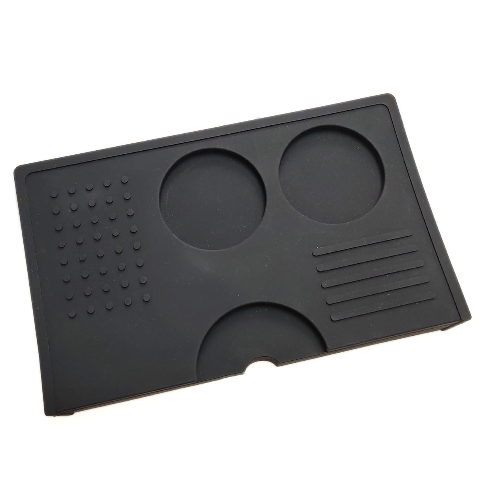 Shurhome Thickened Coffee Tamper Pad Noise Reducing Silicone Mat Surfaces Perfect for Espresso Enthusiasts Coffee Tamping Mat with Nonslip Base
