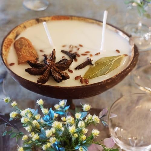 Cinnamon Money Manifestation Candle | Bay Leaf, Cinnamon, Clove Scented Candle | Attract Money & Abundance