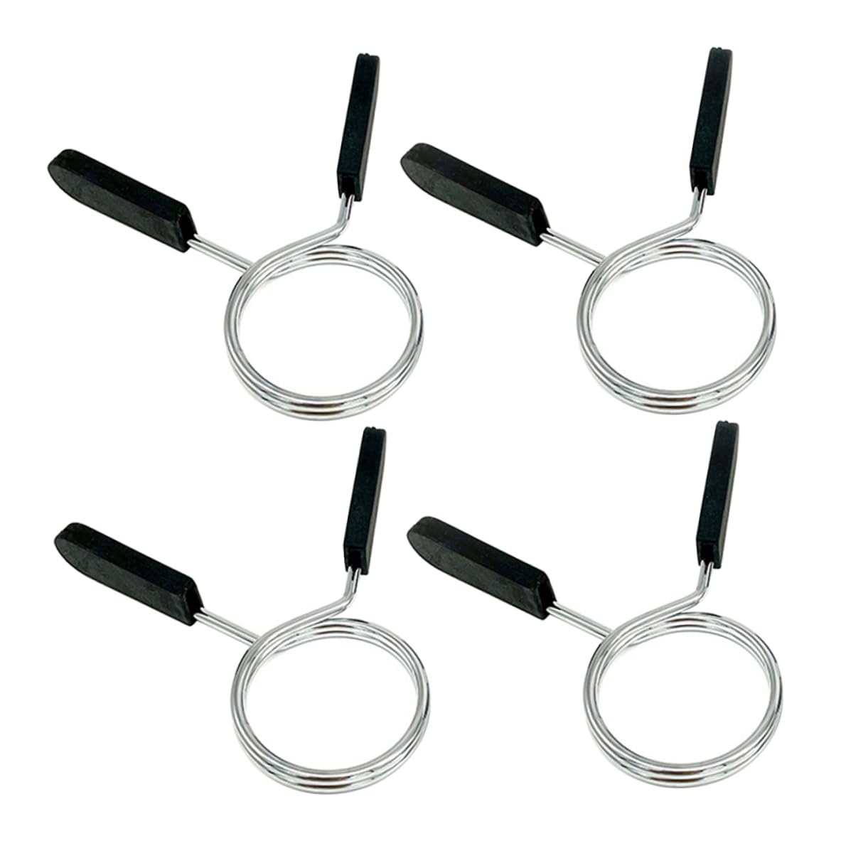 GOOHOCHY 5pcs Fitness Barbell Clips Portable Barbell Collars Convenient Clamps for Gym Home Workouts