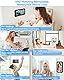 LUCKYDUO Dusch Handy Ständer, Dusch-Handyhalterung, 480°Drehbar Handy-Halterungen für Dusche, Wasserdichter HD Touchscreen Handyablage für Bade/Küch, passend für Smartphone unter 7 Zoll(Schwarz)