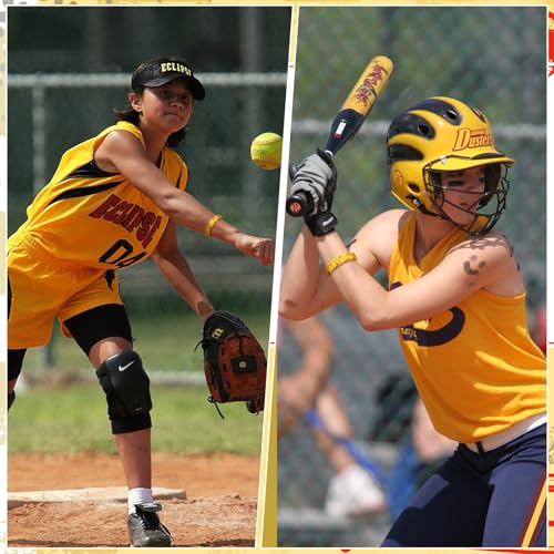 12 Pcs Softball Bracelet Gifts Adjustable Braided Bracelet Softball Party Favors Inspirational Sport Accessories Gifts for Teams Player Women Birthday Sport Theme4