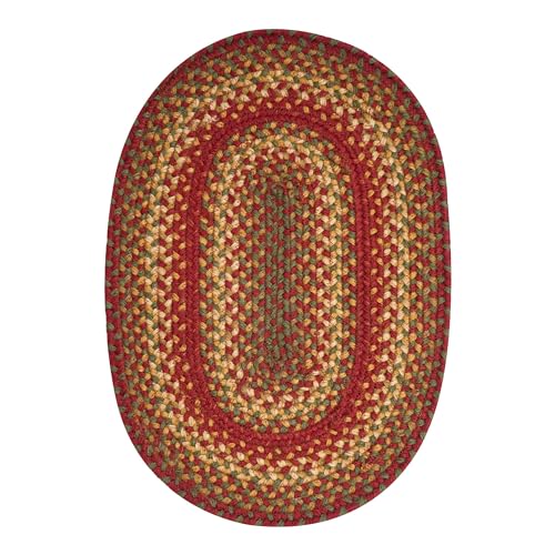 Homespice-Cider-Barn-Premium-Jute-Braided-Placemat-Set-of-4-Oval-10×15-Red-Reversible-Natural-Jute-Yarn-Rustic-Country-Primitive-Farmhouse-Style Homespice Cider Barn Premium Jute Braided Placemat Set of 4 Oval 10×15 Red Reversible Natural Jute Yarn Rustic Country Primitive Farmhouse Style