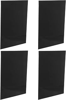 4 Láminas para Grabado Láser de Aluminio A4 2 Mm, Planchas Metálicas en Blanco para Diy, Piezas en Bruto para Etiquetas Colgantes y Placas de Identificación, Color Negro