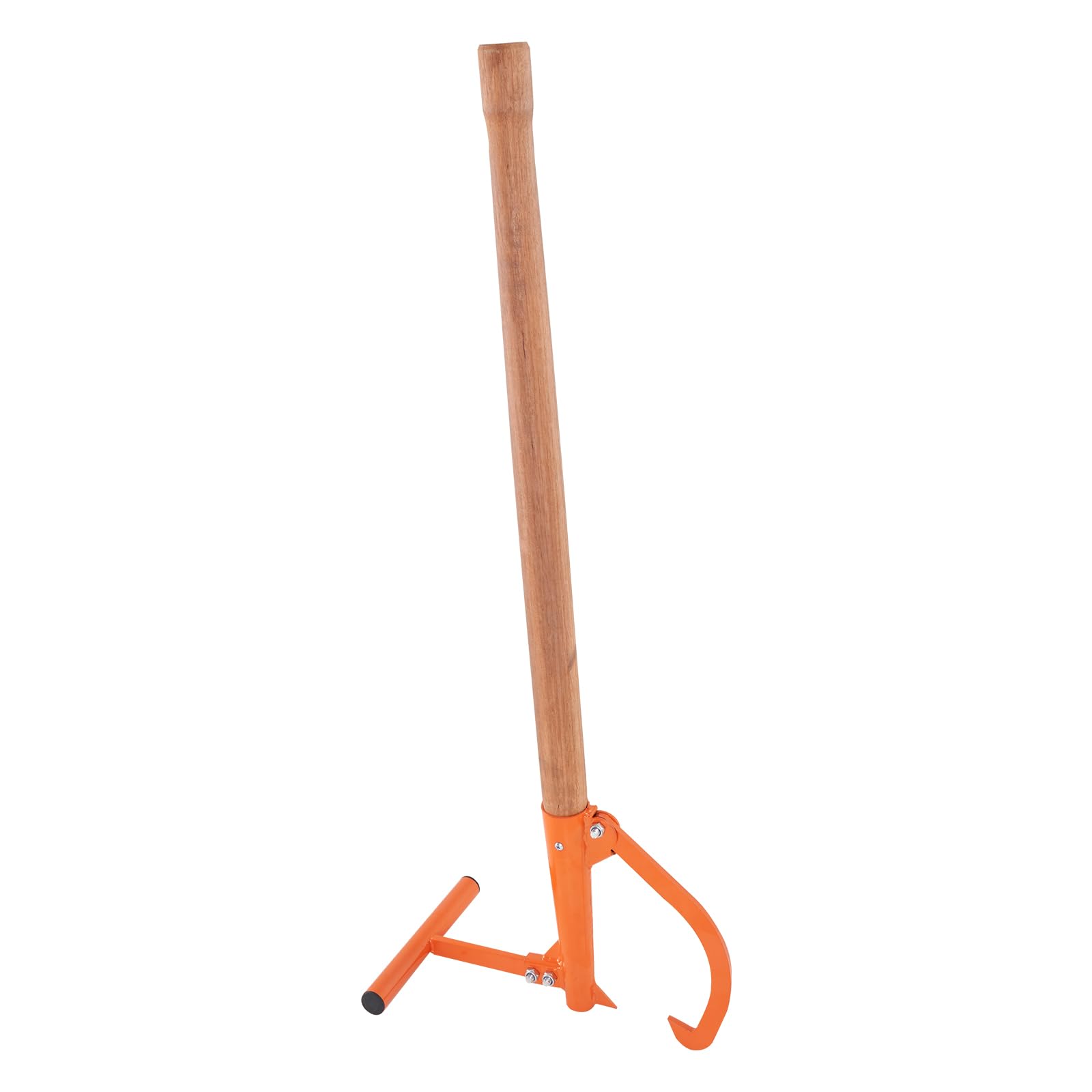 VEVOR Elevador de Troncos Resistente Mango de Madera de 1180 mm Gato para Troncos con Gancho de Inclinación Ajustable para Troncos de Diámetro de hasta 38 cm Gato para Enrollar, Levantar Troncos