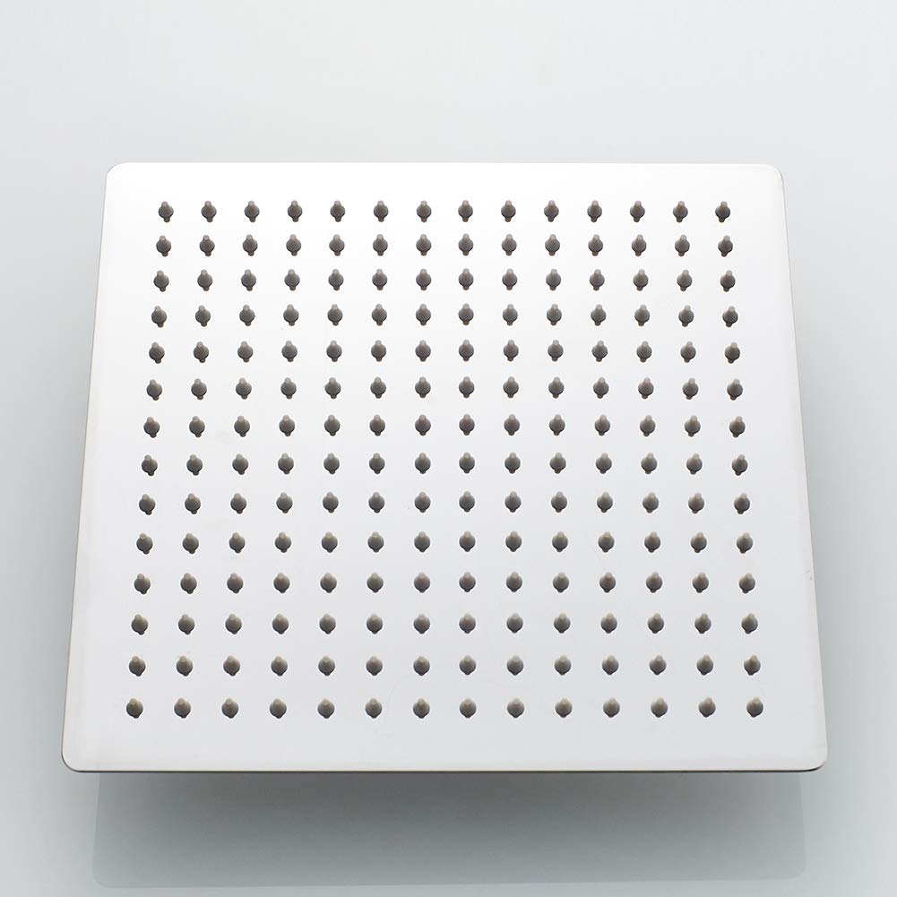 Ibergrif M21807 Columna Ducha Termostatica, 38° Sistema Columna Ducha Termostática, Sistema Columna de Ducha con Rociador, Alcachofa, Manguera, Barra Ajustable, Soporte, Barra Ducha Pared Cromo, Plata