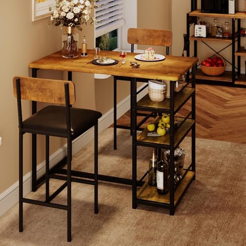 Klysiora Bar Table with Storage