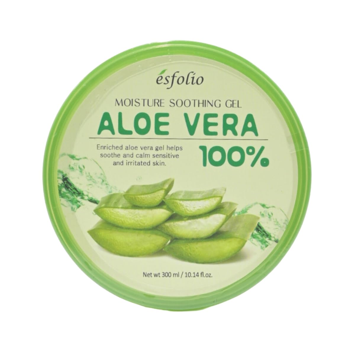 esfolio Soothing Moisture Aloe Vera Gel – Lightweight, Hydrating Face and Body Gel for Skin Comfort and Refreshment – Suitable for All Skin Types – (