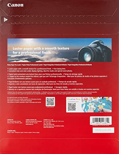 Canon LU-101 LTR(50) Luster Photo Paper Letter thumb #1