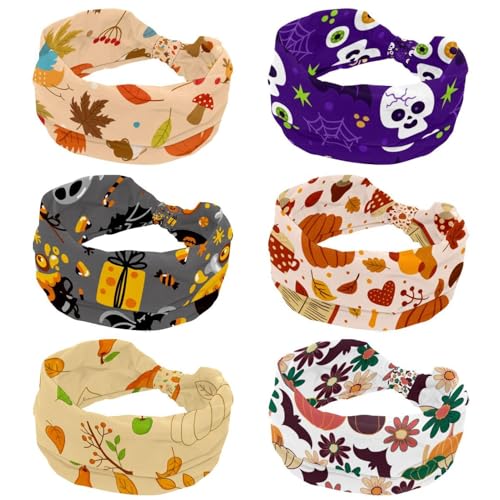 Diademas para mujer elásticas antideslizantes de yoga y fitness en pack de 6